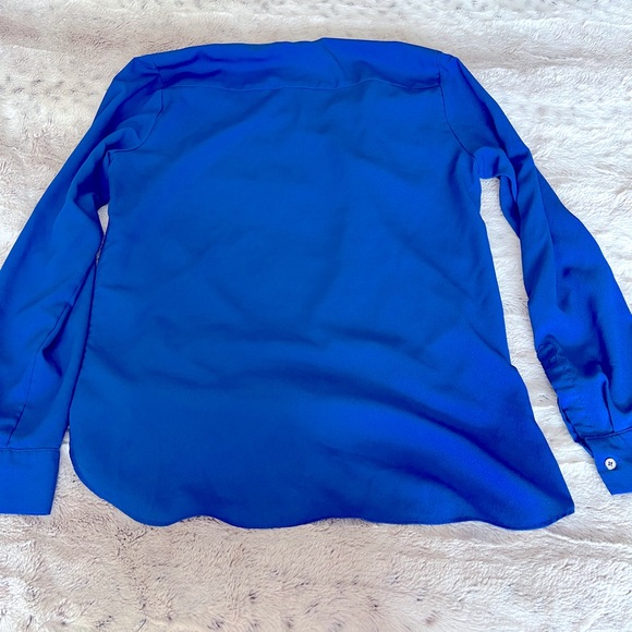 Calvin Klein royal blue women blouse - Picture 3 of 6